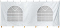 TentandTable Standard Cathedral Tent Sidewall, 7-Foot by 15-Foot, Waterproof Sidewalls for Commercial Party & Canopy Tents, UV Resistant & Removable, 14oz Translucent Vinyl, Tent Not Included
