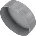 uxcell 4pcs Rubber End Caps 170mm ID Vinyl Round End Cap Cover Screw Thread Protectors Light Gray, 50mm Height