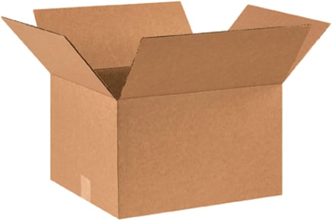 Secure Seal - 16x14x10 Pack of 100 Corrugated Cardboard Packing Shipping Mailing Moving Carton Boxes
