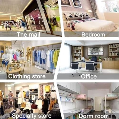 Clothing Store Fitting Room with Shading Curtain, Portable Temporary Mobile Privacy Protection Dressing Room, Foldable Mall Simple Changing Room and Temporary Mobile Room, 200x100x95cm(White)