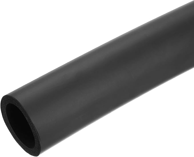uxcell Foam Tubing for Handle Grip Support, 45mm(1 3/4") ID 60mm(2 3/8") OD 1m Length Black