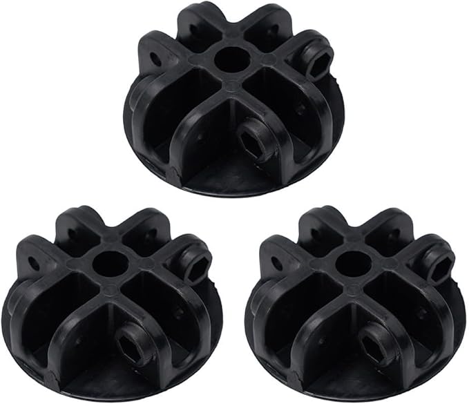 4-Way Roof Centre Bracket Connector Bracket Canopy Tent Replacement, Pop-up Gazebo Tent Spare Parts for Pavilion Tent Parasol Gazebo(3pcs)