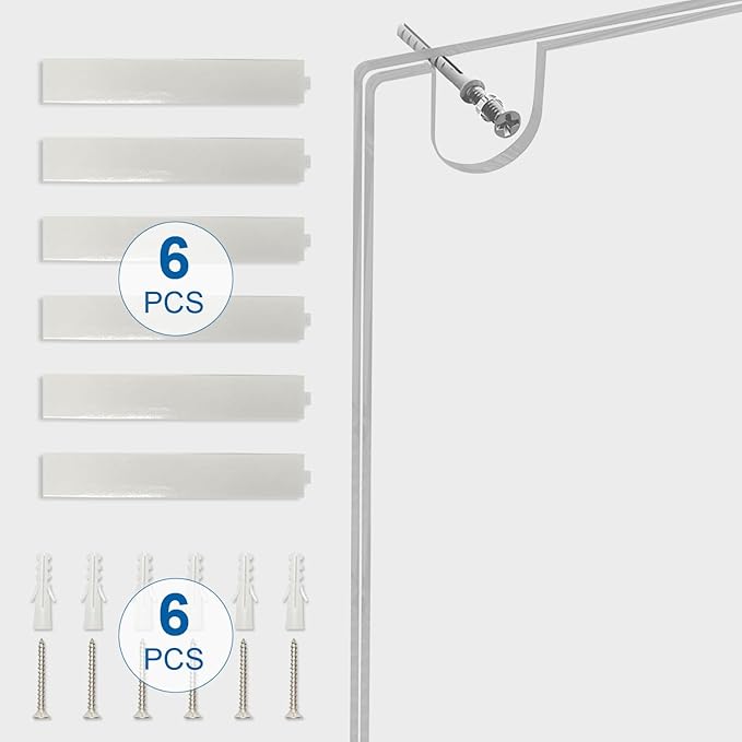 BlueValley 3 Pack Acrylic Wall Sign Holder 8.5x11 Horizontal - Clear Plastic Flyer, Document & Poster Frame for Office, Restaurants, Classrooms, Trade Shows - Wall Mounted Display with Screws & Adhesive Tape