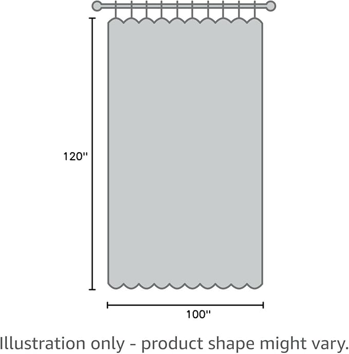 BGment Christmas Green Sliding Door Curtain 120 Inch Long - Wide Room Darkening Room Divider Curtain for Bedroom Privacy Themral Insulated Grommet Room Separator Curtain, 1 Panel, 100 X 120