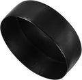 uxcell 4pcs Rubber End Caps 160mm ID Vinyl Round End Cap Cover Screw Thread Protectors Black, 50mm Height