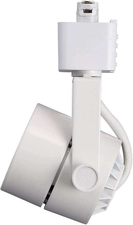 [12 Pack] CLOUDY BAY 8W 3000K Warm White Dimmable LED Track Light Head,CRI90+ True Color Rendering Adjustable Tilt Angle Track Lighting Fixture,40° Angle for Accent Retail,White,Halo Type