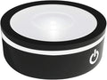 EUSTUMA LED Light Base Non-Slip Round Display Stand for 3D Crystal Glass Ball Art with Sensitive Touch Switch,Multiple Colors Display,Holiday Party Decoration. (No Rotating)(Concave base)