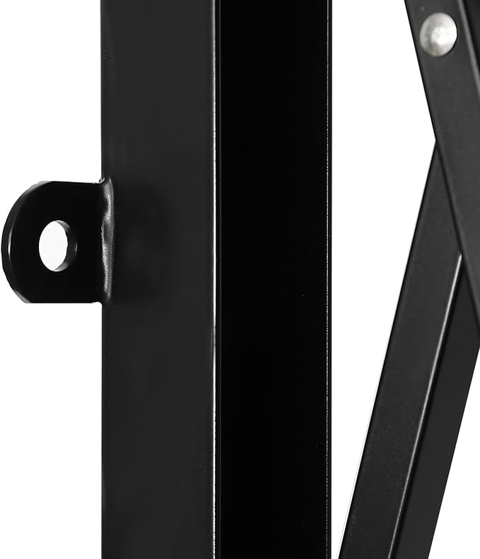 Double Folding Security Gate 6-1/2'Hx7.22'W Iron Accordion Security Gate Flexible Expanding Security Gate 360° Rolling Barricade Scissor Door with Padlock for Entry Security, Garage, Warehouse