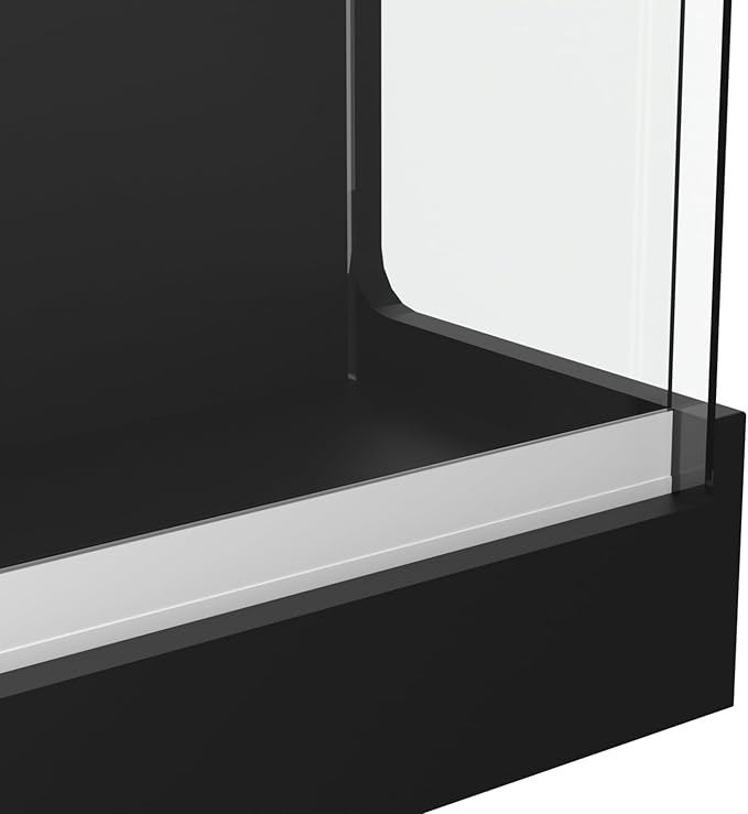 72" W x 22" D x 42" H - Glass Showcase Display Cabinet with Lockng, 6FT Ledgetop Counter with Showcase Front, Black Retail Counter Glass Display Cabinet