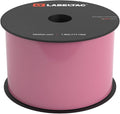 LabelTac 4 and Pro Model Indoor/Outdoor Rack Label Supply 3" x 150' Pink