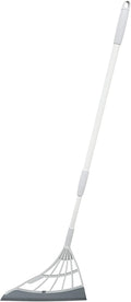 Original Broombi - All-Surface Silicone Broom, Squeegee, Pet Hair Remover - Smart Broom for Indoor Cleaning - Cleans Glass, Fine Dust, Hair, Liquids - for Smooth Floors, Rugs, Windows (Grey)