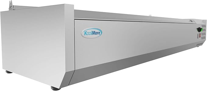 KoolMore SCDC-6P-SSL Commercial-Refrigerator, 59 Inch, Silver, 0 cubic feet