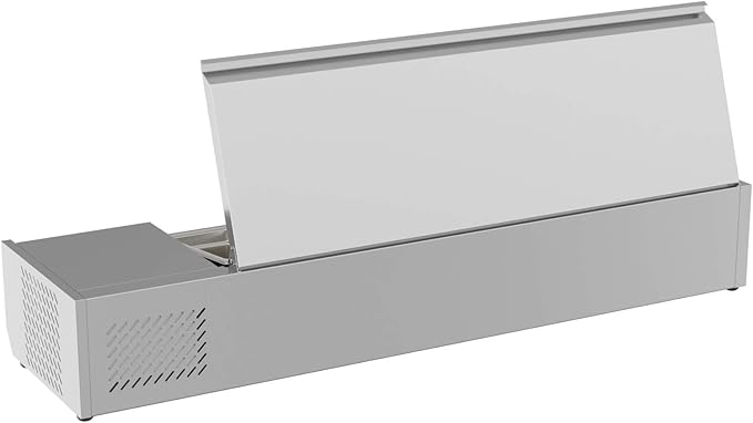 KoolMore SCDC-6P-SSL Commercial-Refrigerator, 59 Inch, Silver, 0 cubic feet