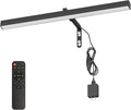 Plug in Picture Lights for Wall, 16 inch Dimmable LED Art Light with Remote, 3 Colour Temperature Gallery Painting Wall Light for Picture Display Dartboard Art Work (Black)