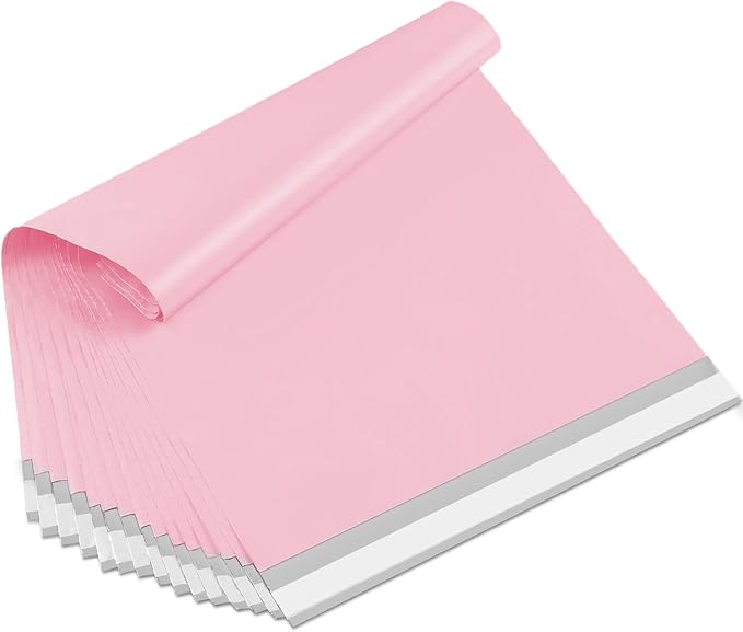 6x9" Poly Mailers 200PCS, 5-Layer Self-Seal Waterproof Shipping Bags for Clothes, Books, Mailing, E-commerce Packaging,Tear-Proof Shipping Envelopes Poly Bags for Business