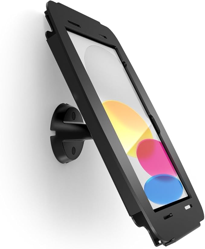 Compulocks iPad 10th-11th (A16) Gen Space Enclosure Bow Tilting Wall Mount Black