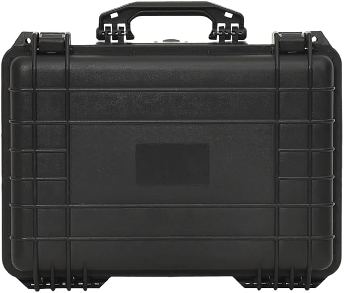 PP Portable Flight Case, Lockable Tool Box for Transportation Travelling, Protective Equipment Case, 18.5"x14.2"x7.1", -283