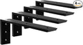 Countertop Support Bracket 18 Inch 4 Pack Countertop Bracket for Granite 3/8" Thick 18"x8"x2.5" Heavy Duty L Brackets Shelf Brackets Metal Corbels for Quartz/Granite/Wood/Concret/ Laminate Countertops