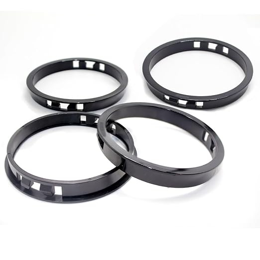 4 pcs Black Snap Bushing 3-9/16"" (90 mm) Mounting Diameter, Plastic Cable Hole Grommets for Wiring, Round Nylon Snap in Locking Electrical Wire Cord Hose Tubing Bushings Grommets Protectors