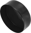 uxcell 4pcs Rubber End Caps 160mm(6 5/16 Inch) ID x 80mm(3 1/8 Inch) H Vinyl Round End Cap Cover Screw Thread Protectors Black
