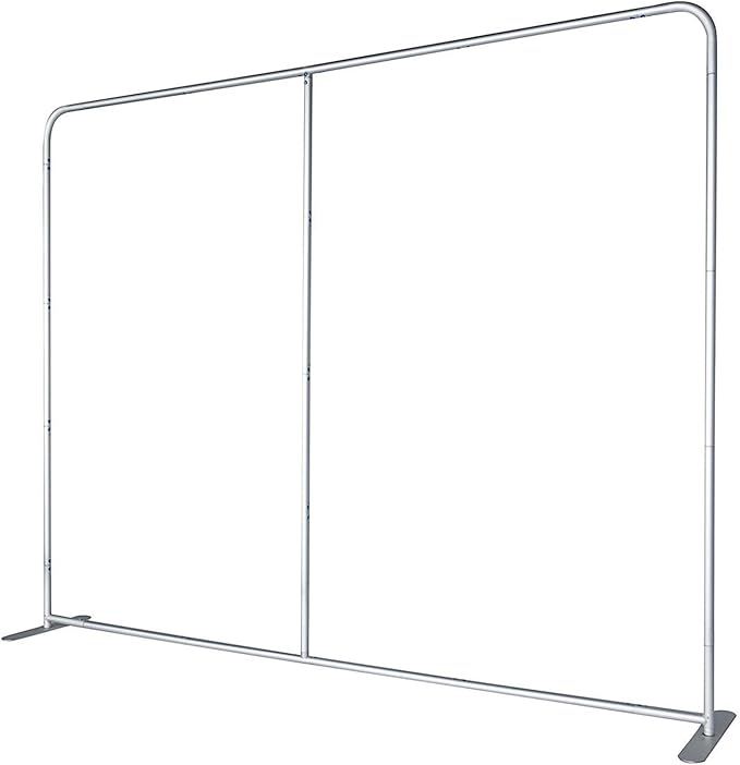Custom Straight Tension Fabric Display Backdrop, Step and Repeat Backdrops for Events, Trade Show Display Backdrop Booth (Graphic with Stand, 8x8ft Single Sided Print)