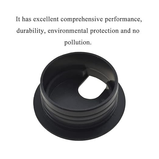 HAHIYO 2Pcs 1.5Inch/38mm Black ABS Plastic U-Shaped Desk Grommet Wire Grommet Cable Management Cord Hole Cover Desk Wire Hole Insert Wire Organizer for Computer Office Home School Equipment Systems