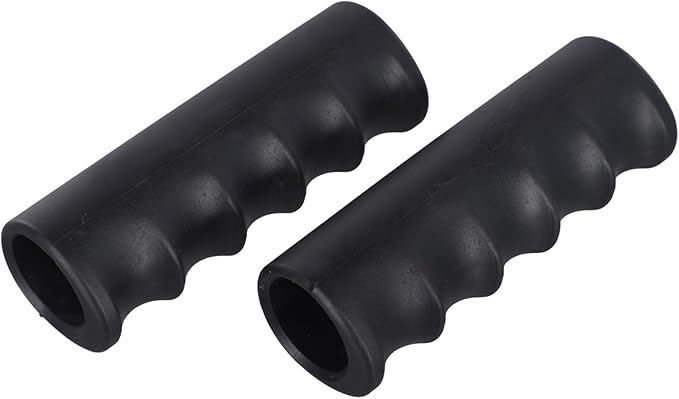 2Pcs Rubber Handle Cover Wheelbarrow Rubber Non-Slip Ergonomic Weatherproof Round Handle Grip Covers For Garden Carts(118 x 29mm)