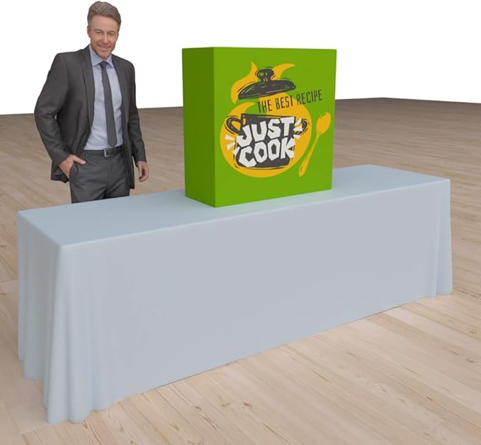 Vispronet Pop-Up Tension Fabric Trade Show Display Booth Frames (2.5ft x 2.5ft)
