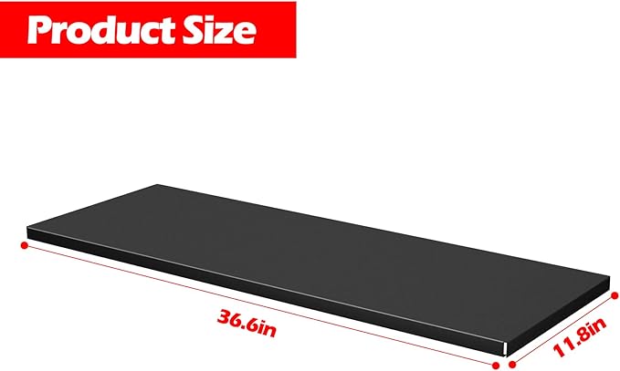 2pcs Metal Pegboard Panels - 36.6 * 11.8in Peg Board Suitable for Peg Board Organizer for DIY, Kitchen Decoration, Mobile Phone Shop/Black