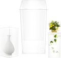 Acrylic Display Stand, 12 x 12 x 24 Inch Display Cube Pedestal, Clear Plastic Box for Centerpieces, Countertop Collectibles Case for Wedding Birthday Party Living Room Bedroom Study Decoration