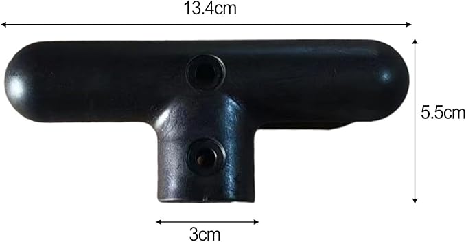 Camping Wagon Cart Push Handle 13 x 5.5 cm Ergonomic Plastic Replacement Grip for Luggage Hand Trucks and Outdoor Cargo Carts