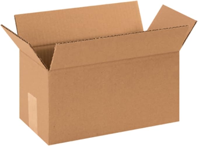 Secure Seal - 12x6x6 Pack of 25 Corrugated Cardboard Packing Shipping Mailing Moving Carton Boxes