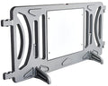 Billboard Barricade 42x96 Plastic Pedestrian Barricade- Silver