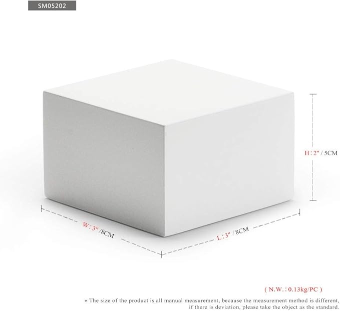Oirlv Solid Wood Minimalism Style Jewelry Display Stand Showcase Jewelry Organizer Square Holder(SM05202)