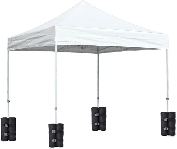 240 lbs Canopy Weights Sand Bags Set of 4,1680D Heavy Duty Plus Size Canopy Weight Bags Pop up Canopy Tent, Instant Outdoor Sun Shelter, Patio Umbrella