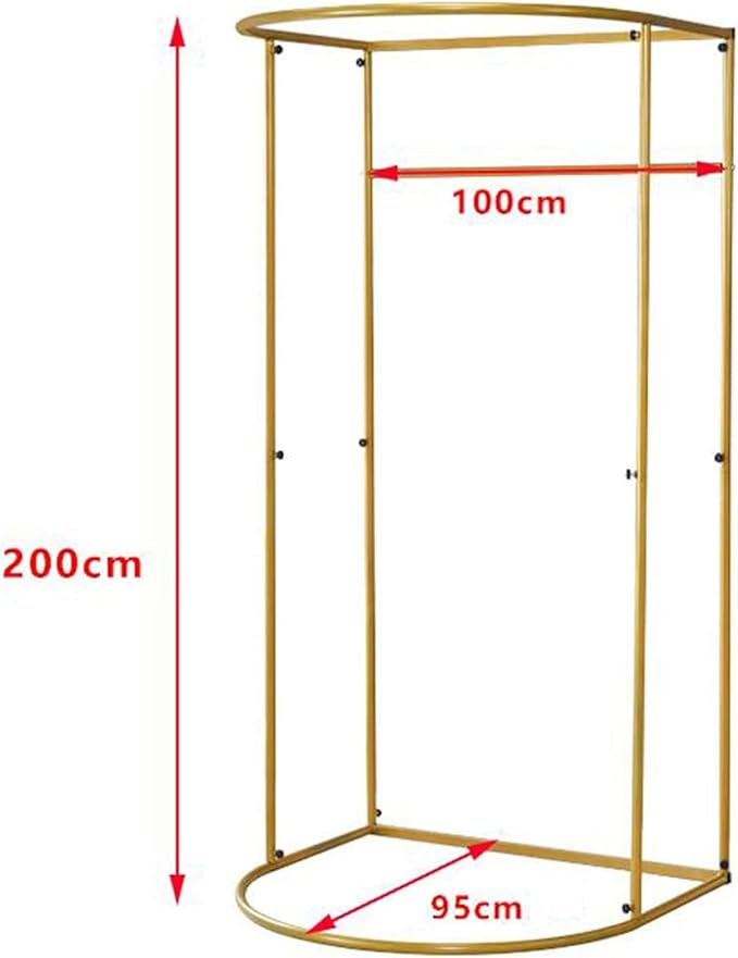 Clothing Store Fitting Room with Shading Curtain, Portable Temporary Mobile Privacy Protection Dressing Room, Foldable Mall Simple Changing Room and Temporary Mobile Room, 200x100x95cm (Beige)