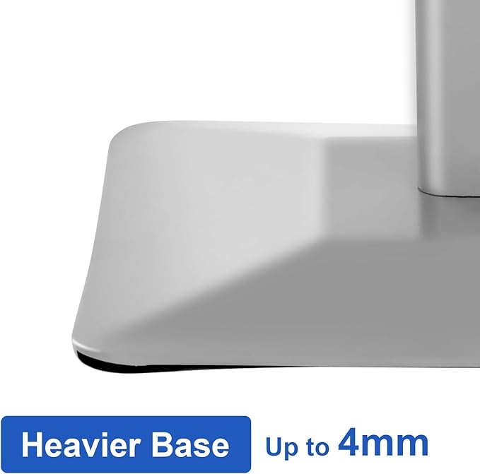 YIYO Sign Stand Poster Stand，adjustable heavy duty pedestal Sign Holder Floor Stand，acrylic frame floor signage standing for display menu 8.5*11 inch，Silver (acrylic frame 8.5*11 Silver)