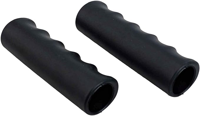 2Pcs Rubber Handle Cover Wheelbarrow Rubber Non-Slip Ergonomic Weatherproof Round Handle Grip Covers For Garden Carts(118 x 26mm)