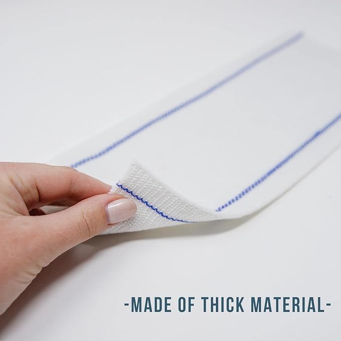 Don Aslett Extra Thick Single-Use Mop Pad Refills (10-Pack) - 5" Wide, Multi Surface Cleaning for Wet or Dry Floors
