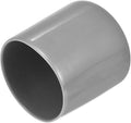 uxcell 4pcs Rubber End Caps 38mm ID Vinyl Round End Cap Cover Screw Thread Protectors Light Gray, 40mm Height