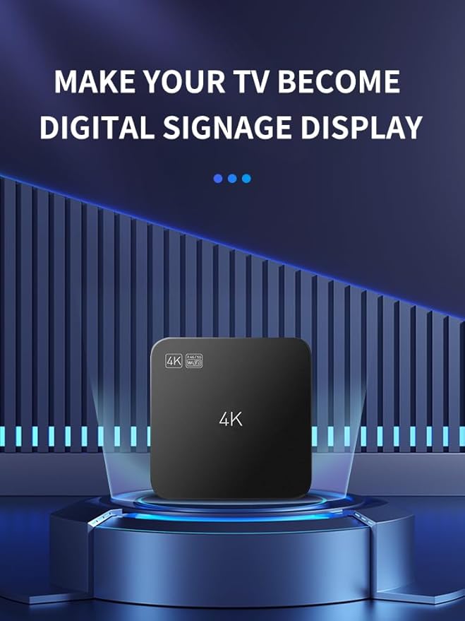 Digital Signage Advertising Display Box Commercial AD Media Player for Restaruant Shopping Mall Marketing Business (YM05/1+8G)