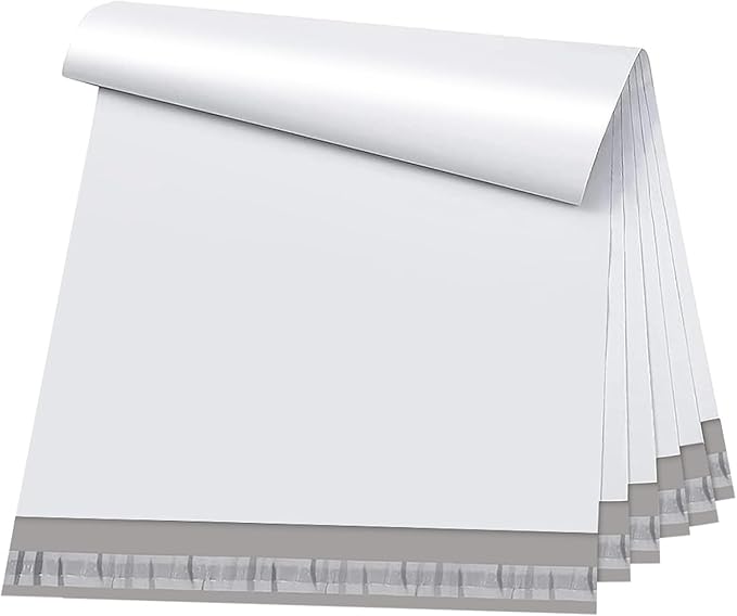 Metronic Large Poly Mailers 24×36 25 Pcs Large Shipping Bags for Clothes,Self Adhesive Shipping Envelopes for Small Business,Waterproof Mailers Poly Bags for Shipping,Packaging Mailing Bags White