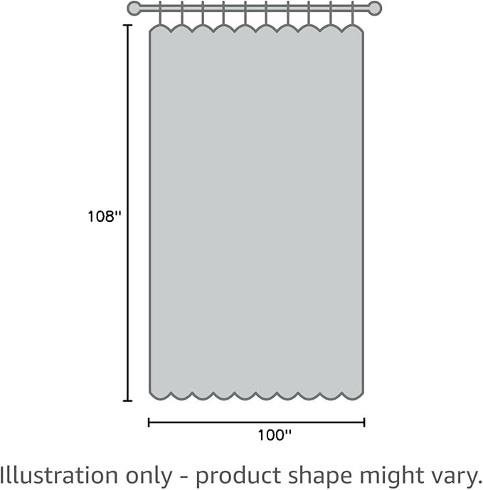 BGment Beige Sliding Door Curtain 108 Inch Long - Wide Room Darkening Room Divider Curtain for Bedroom Privacy Themral Insulated Grommet Room Separator Drape, 1 Panel, 100 X 108