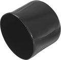uxcell 4pcs Rubber End Caps 46mm ID Vinyl Round End Cap Cover Screw Thread Protectors Black, 40mm Height