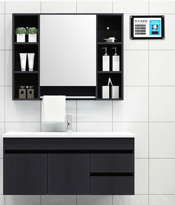 5 Pack Acrylic Label Holder Price Tag Displays Sign Holder with 3M Tape Adhesive Wall Mount Sign Stand (Black 90*60mm/3.54*2.36 inches)