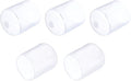 uxcell 5pcs Rubber End Caps 22mm(7/8") ID PVC Vinyl Round Tube Bolt Cap Cover Screw Thread Protectors Clear