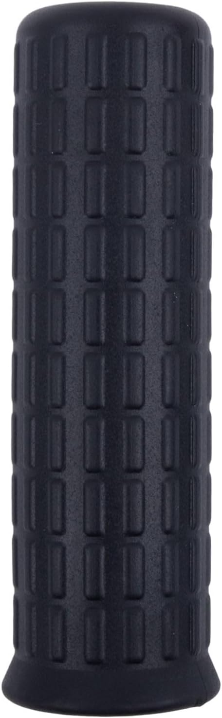 2Pcs Wheelbarrow Rubber Handles Replacement, Anti-slip Handle Grip Covers Weatherproof Handles Non-Slip Round Tubes for Garden Carts(122x30mm Black)