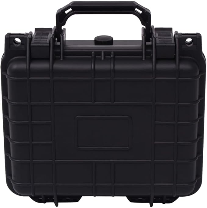 PP Portable Flight Case, Lockable Tool Box for Transportation Travelling, Protective Equipment Case, 10.6"x9.7"x4.9", -288