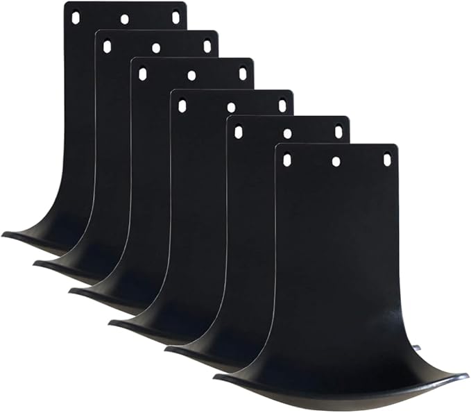 6 Pcs Drip Tray for Wall Mounted Soap Dispenser, Prevent Dripping and Spraying, Dispenser Stand, Black