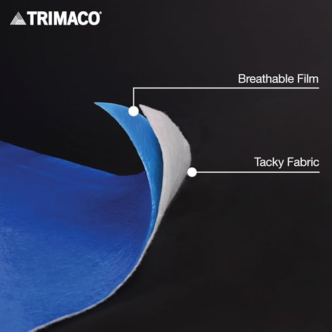 Trimaco Stay Put Surface Protector, Blues, 39.37-inch x 164.04-feet